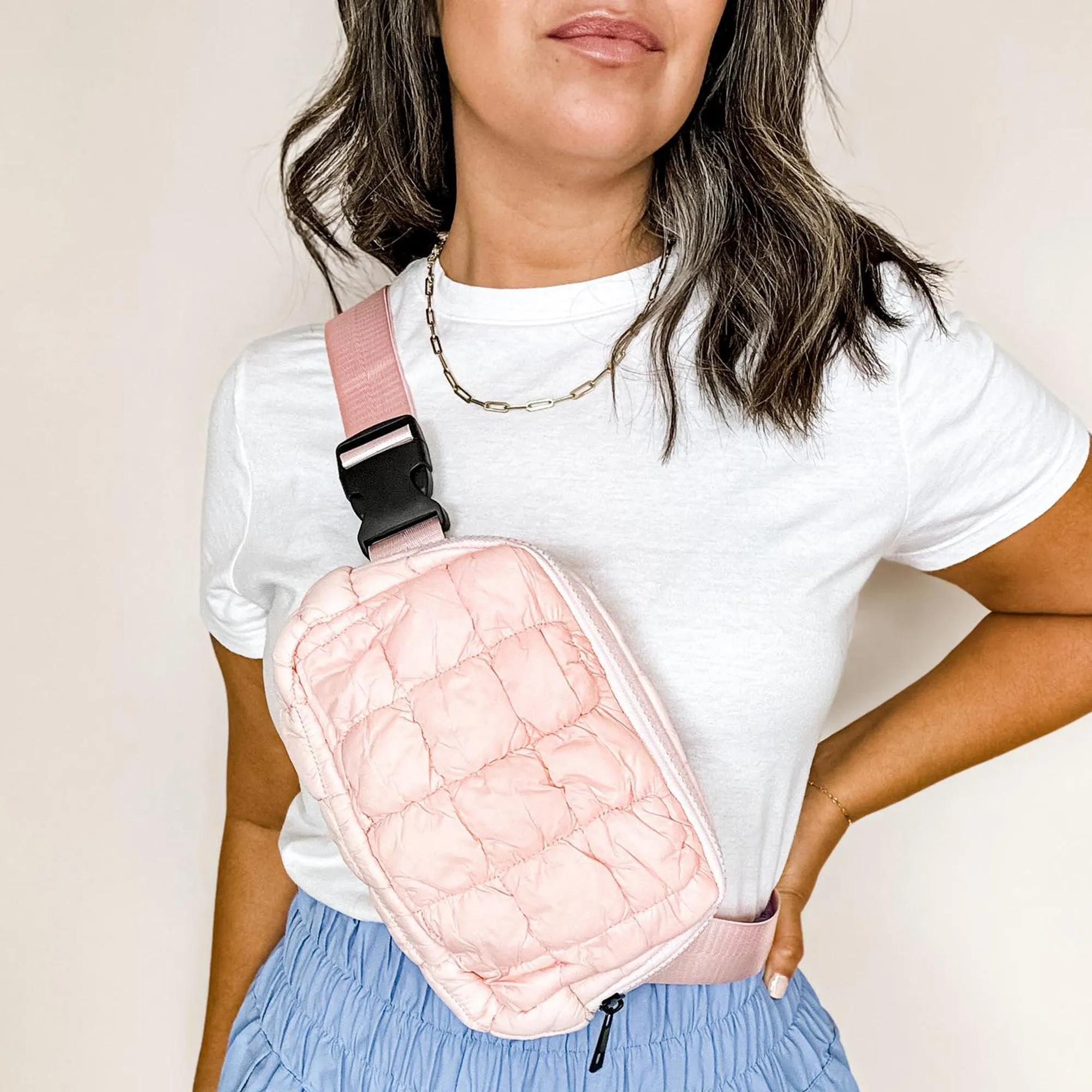 Puff Fanny Pack, Puff Waist Bag