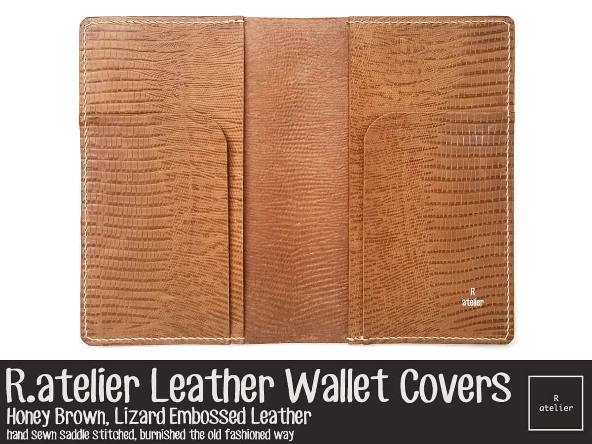 R.atelier Leather Wallet Cover | Honey Brown