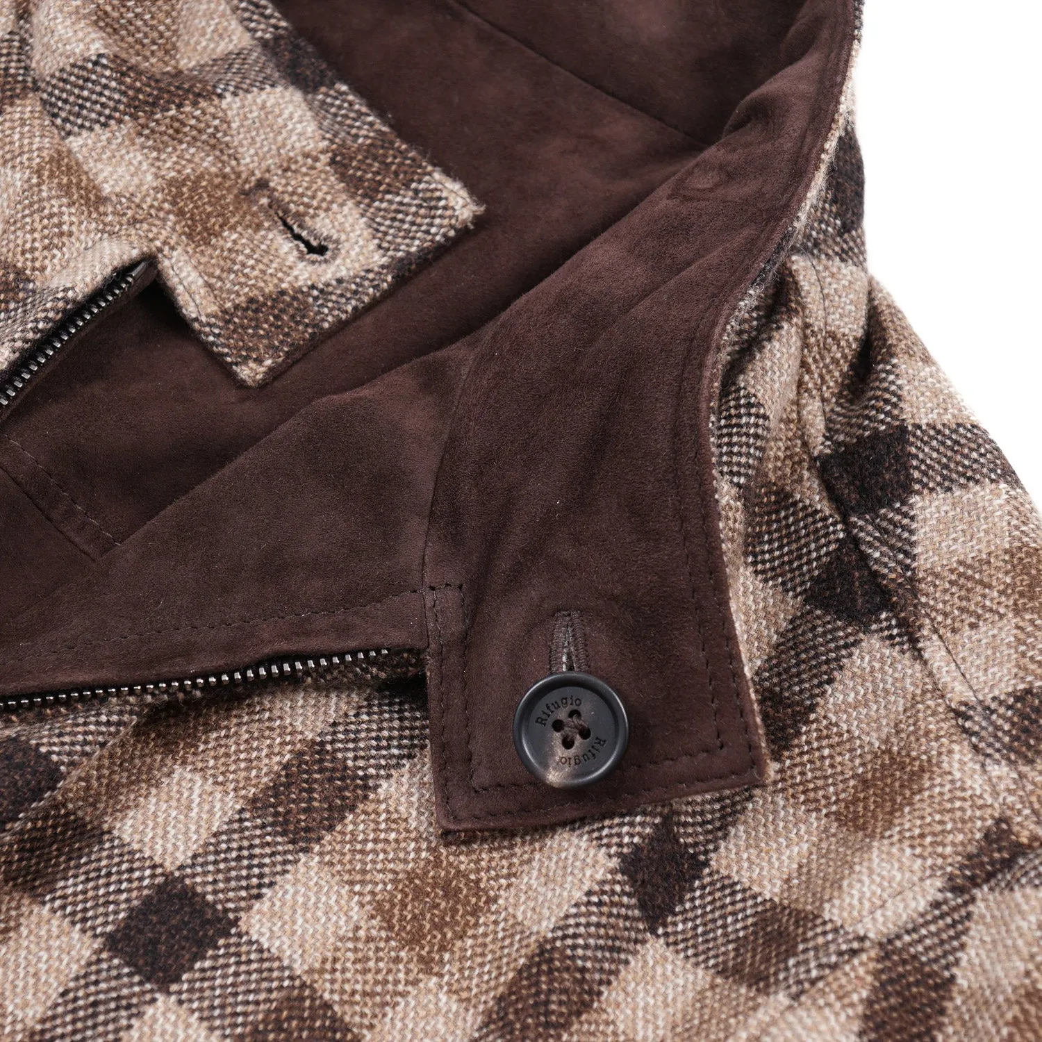 Rifugio Reversible Suede and Cashmere Jacket