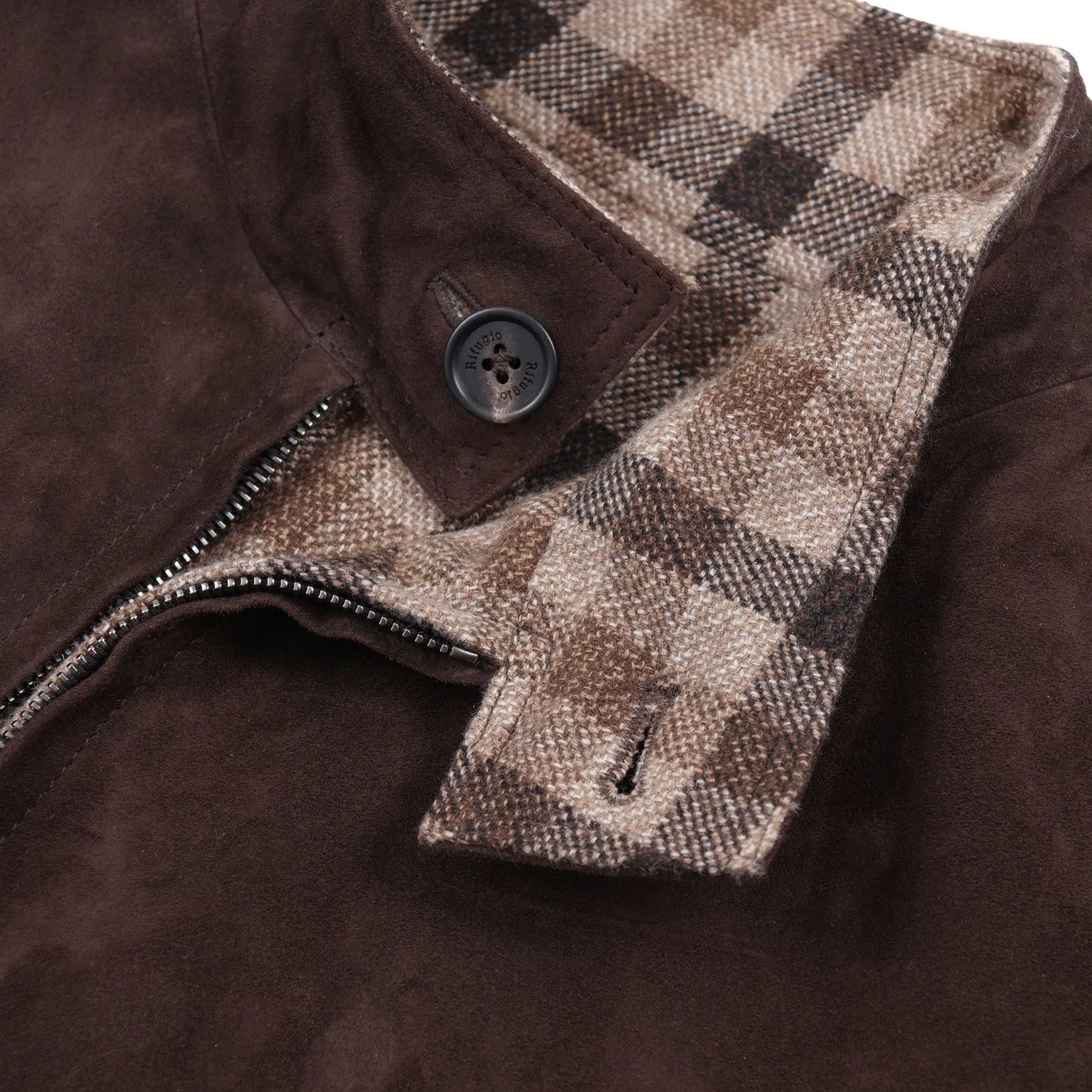 Rifugio Reversible Suede and Cashmere Jacket