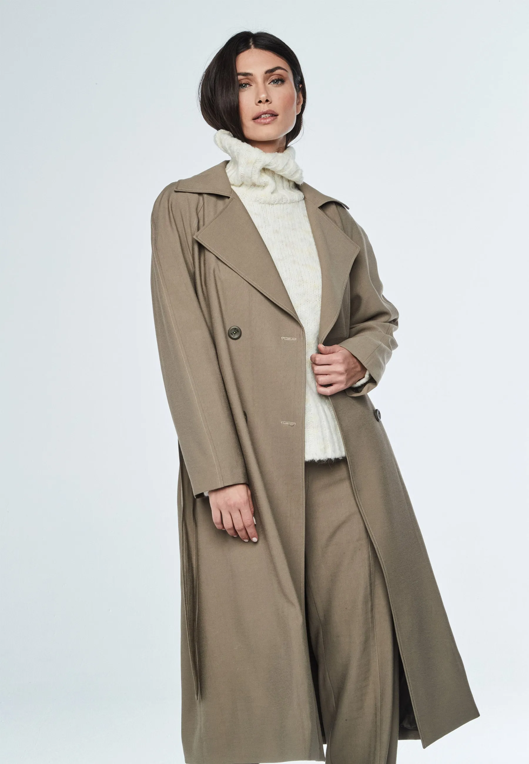 Simone Trench in Green