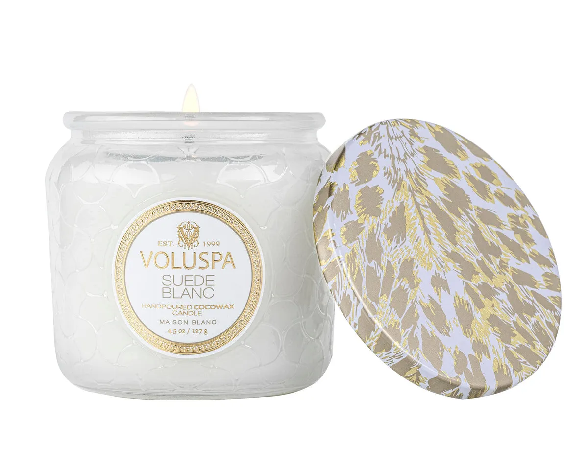 Suede Blanc Petite Jar Candle