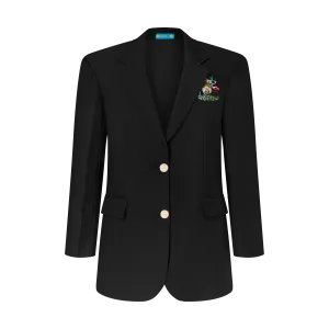 THE MEN'S OVERSIZED DIPLOMAT BLAZER-BLACK