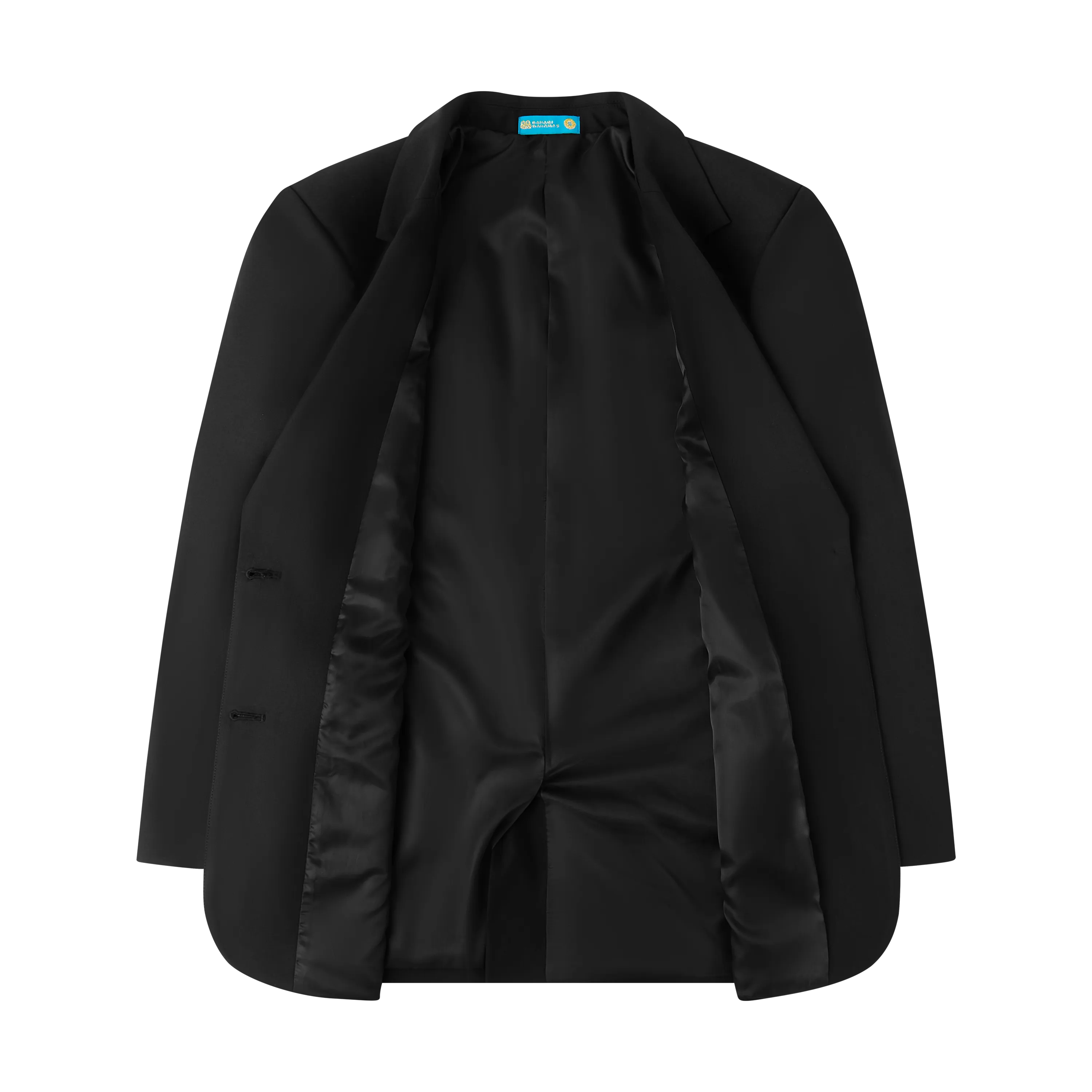 THE MEN'S OVERSIZED DIPLOMAT BLAZER-BLACK