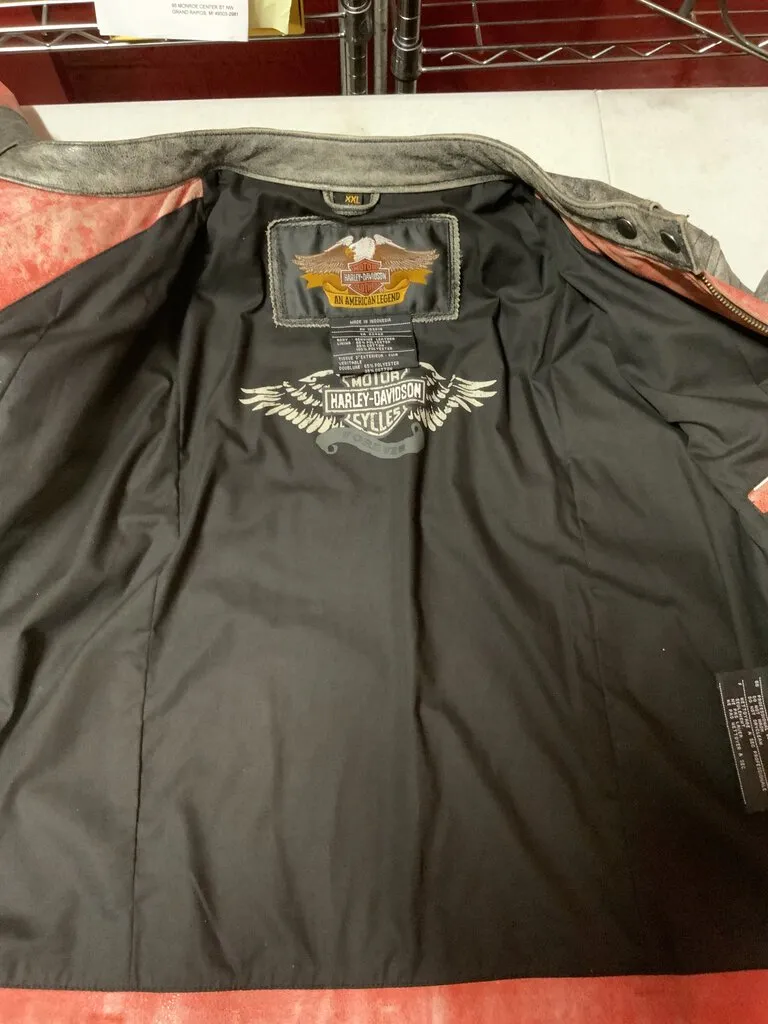 Women's Harley Davidson Distressed Leather Jacket