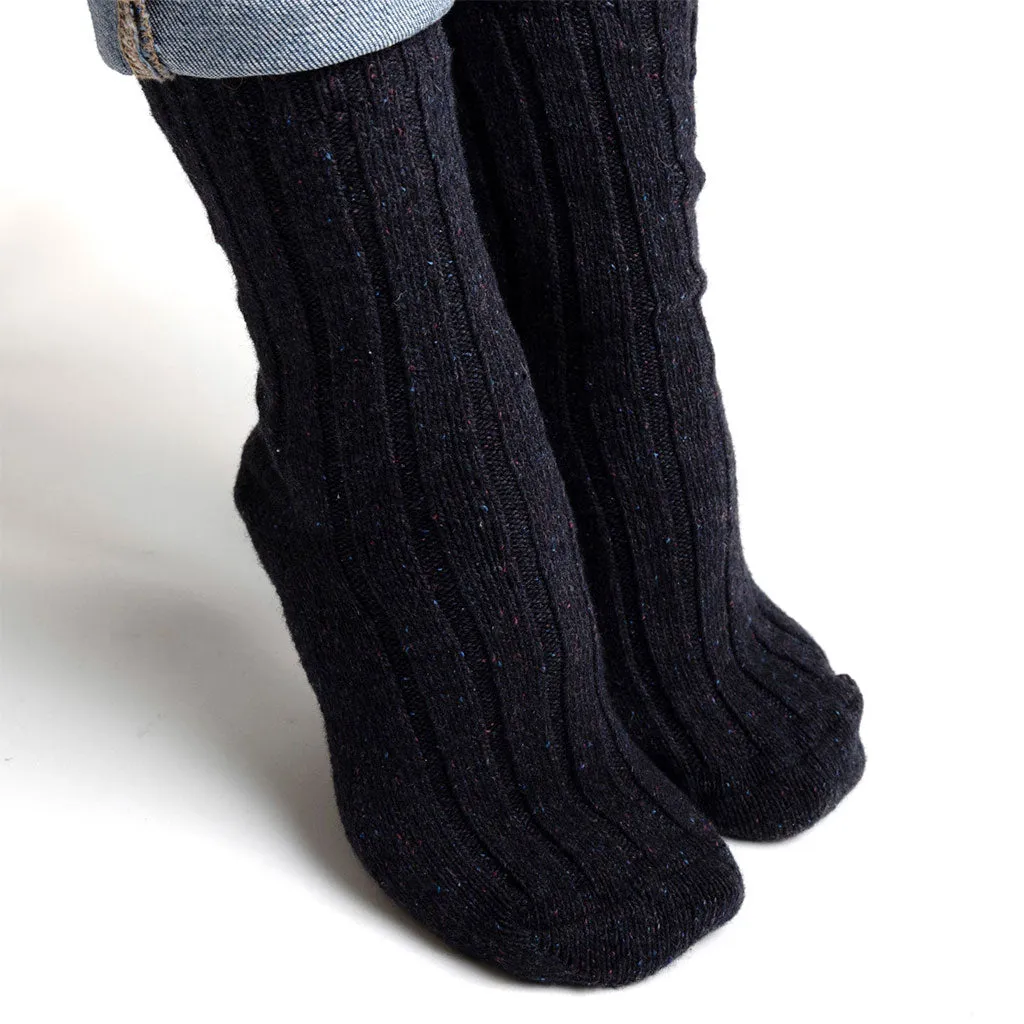 Wool and Silk Boot Socks