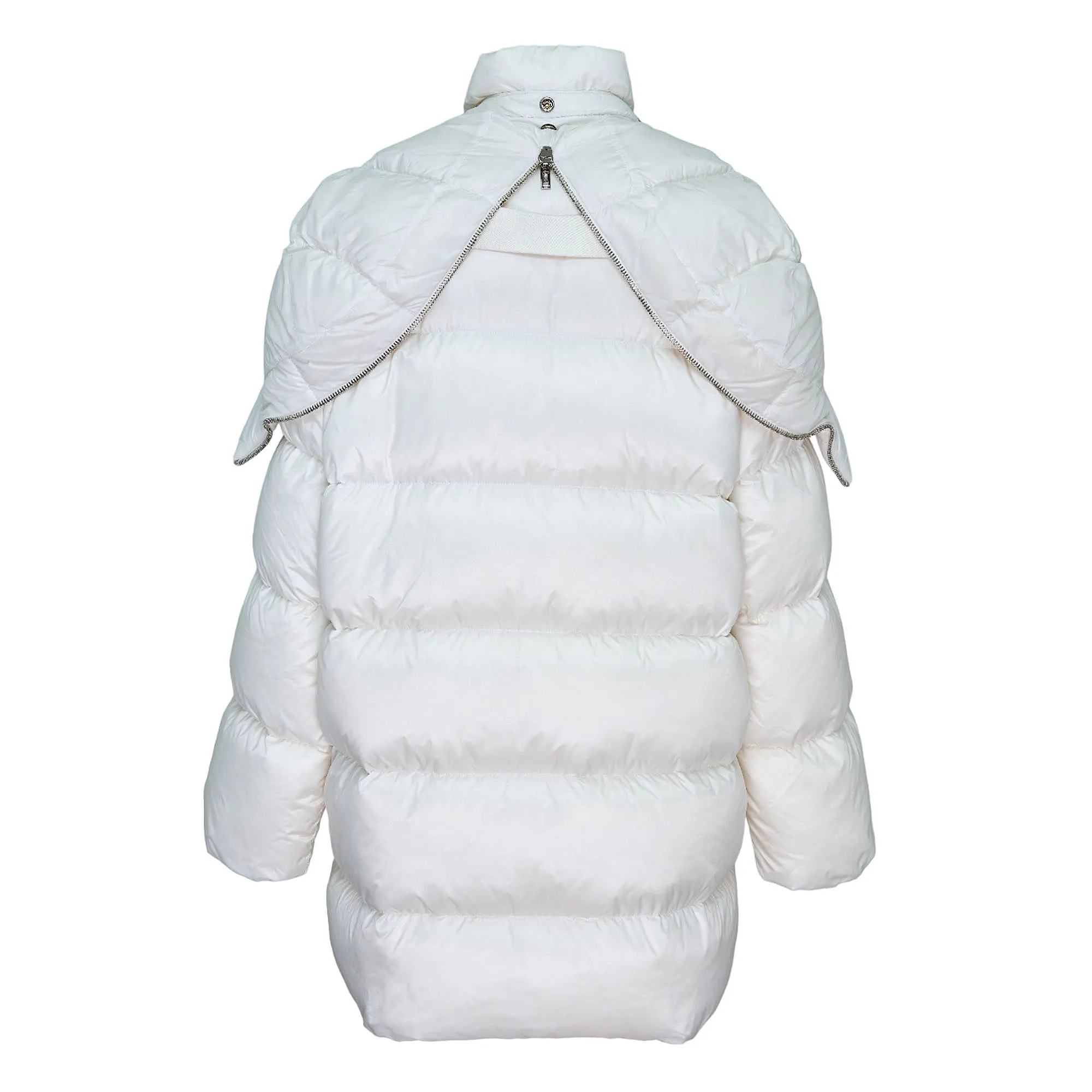 Woven Hooded Cyclopic Puffer